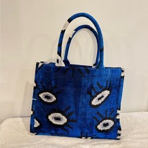 Wolf + Willa Evil Eye Tote Bag